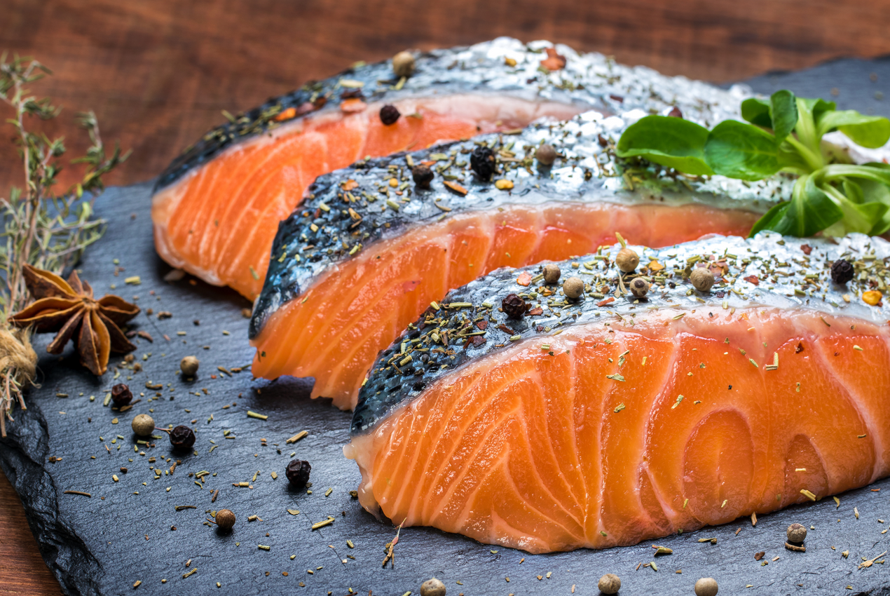 SALMON PORTIONS SKIN ON (200GR) ***SPECIAL*** image