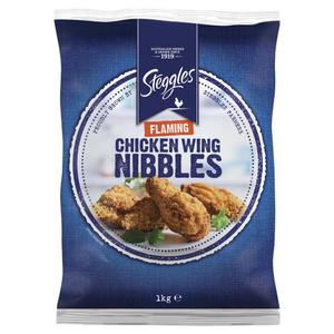 STEGGLES FLAMING WING NIBBLES (1KG)